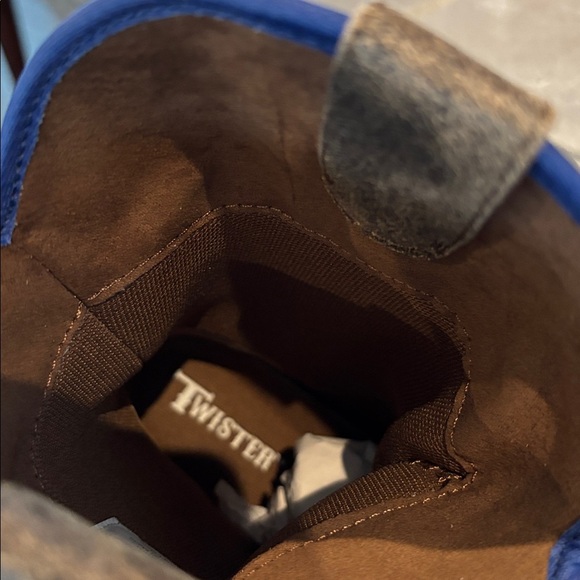 Twister Bennett Western square toe boot,slip in,TPR outsole,odor control - Picture 11 of 12